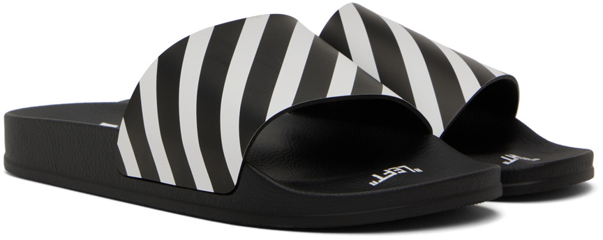 Black & White Diag Pool Slides