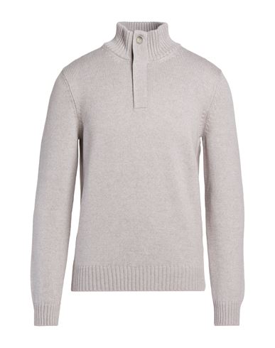 Man Turtleneck Light grey Size 38 Virgin Wool
