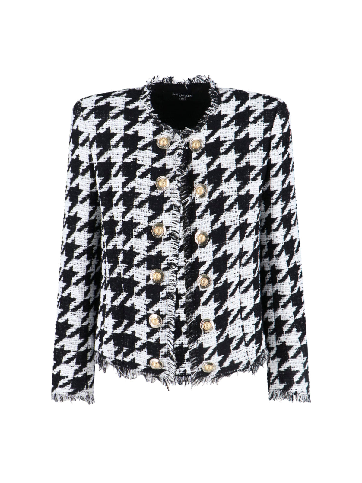 Cotton-Blend Structured Jacket for Women