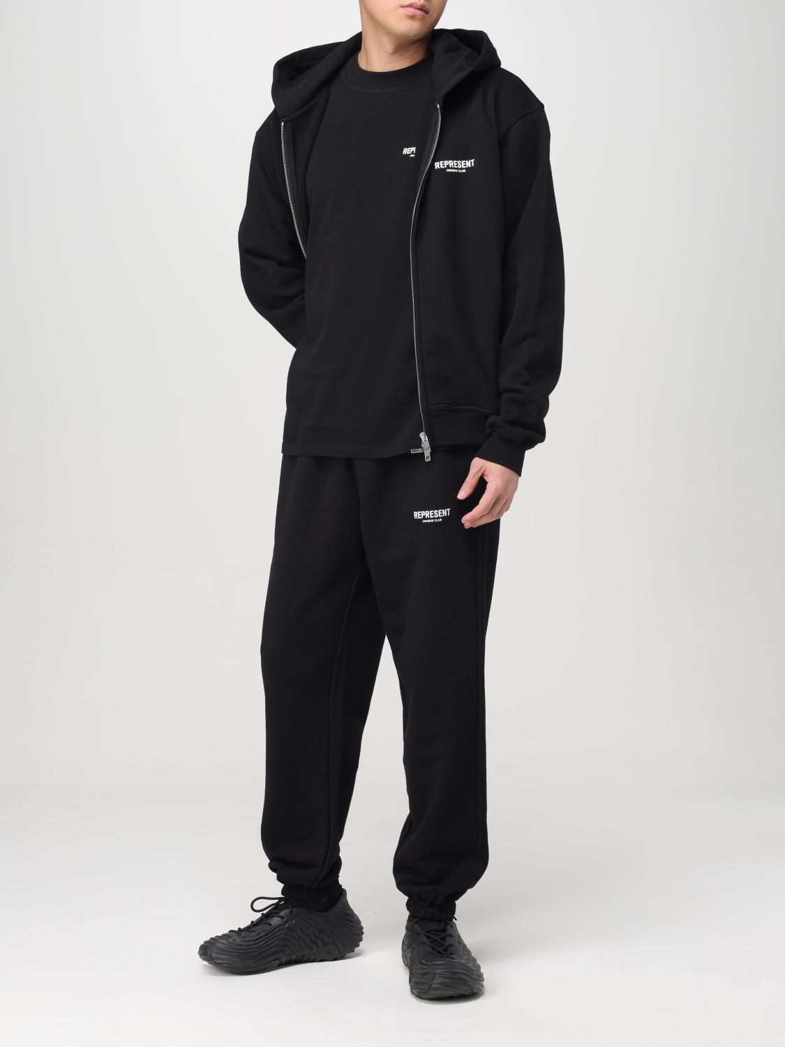 Sweatshirt Men color Black