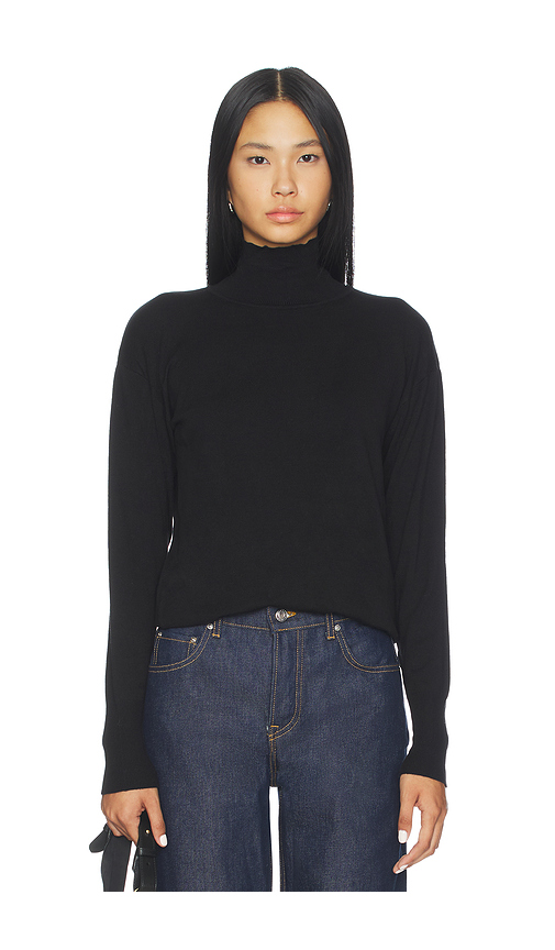 ALL THE WAYS Clarke Turtleneck Sweater in Black. M also in L
