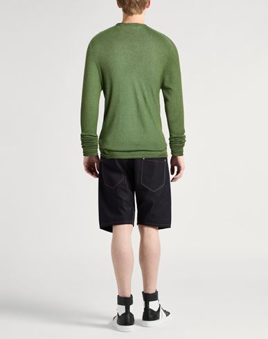 Man Sweater Military green Size L Cashmere