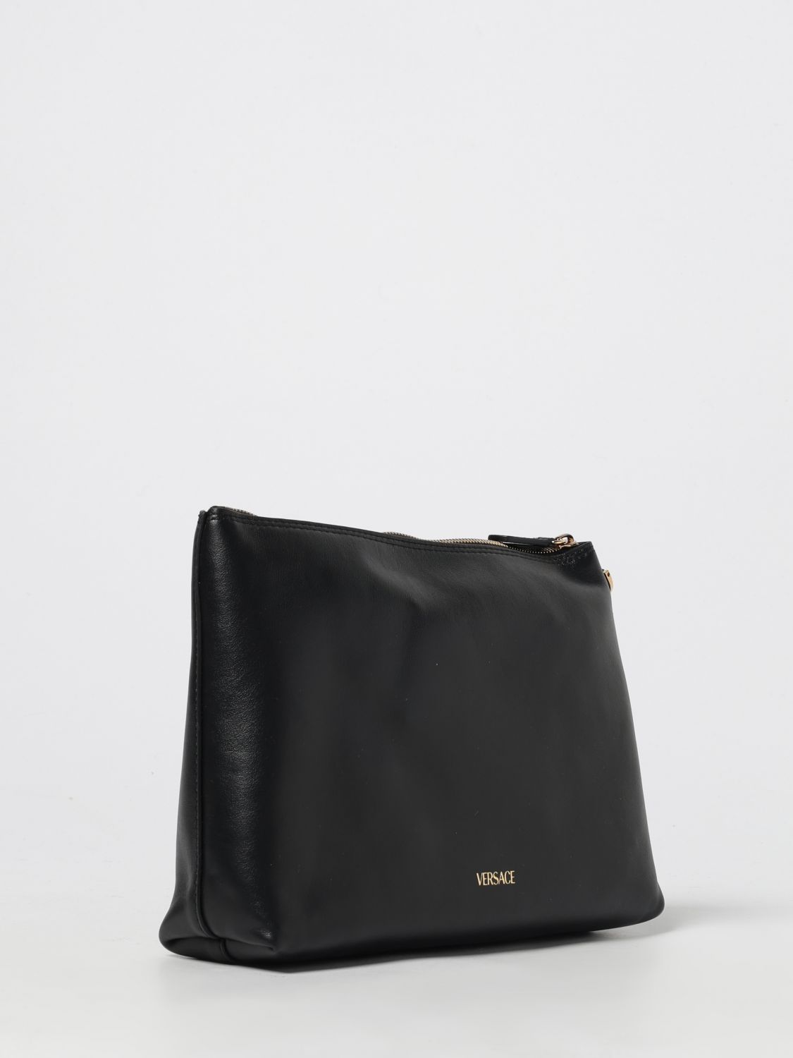 베르사체 남성 Medusa leather clutch bag - Blue 10206661A14675