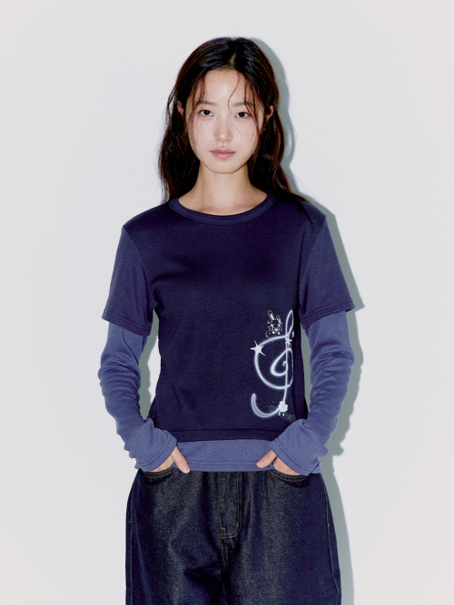 STAR MELODY LAYERED LONGSLEEVE