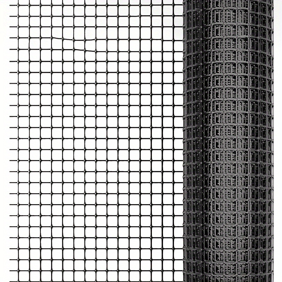 TEMU 1*10meter Pvc Coated Chicken Mesh Netting Fencing Barrier Garden Fence Screen