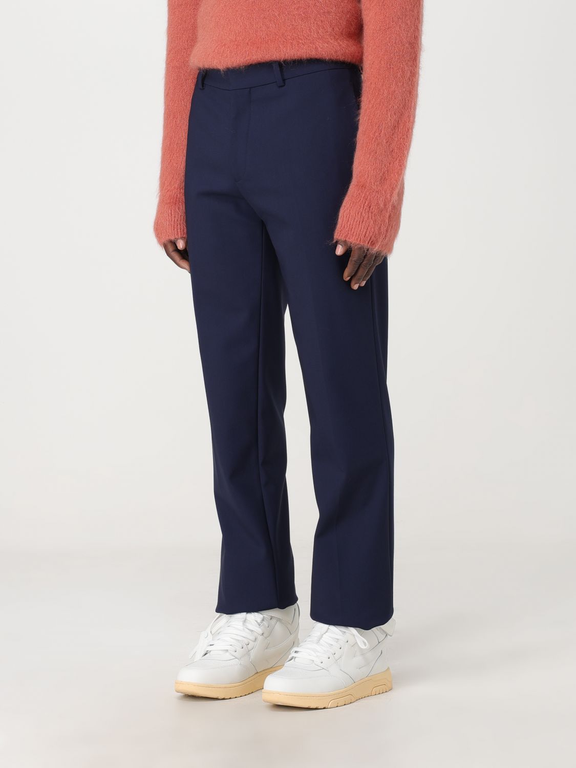 Pants Men color Denim