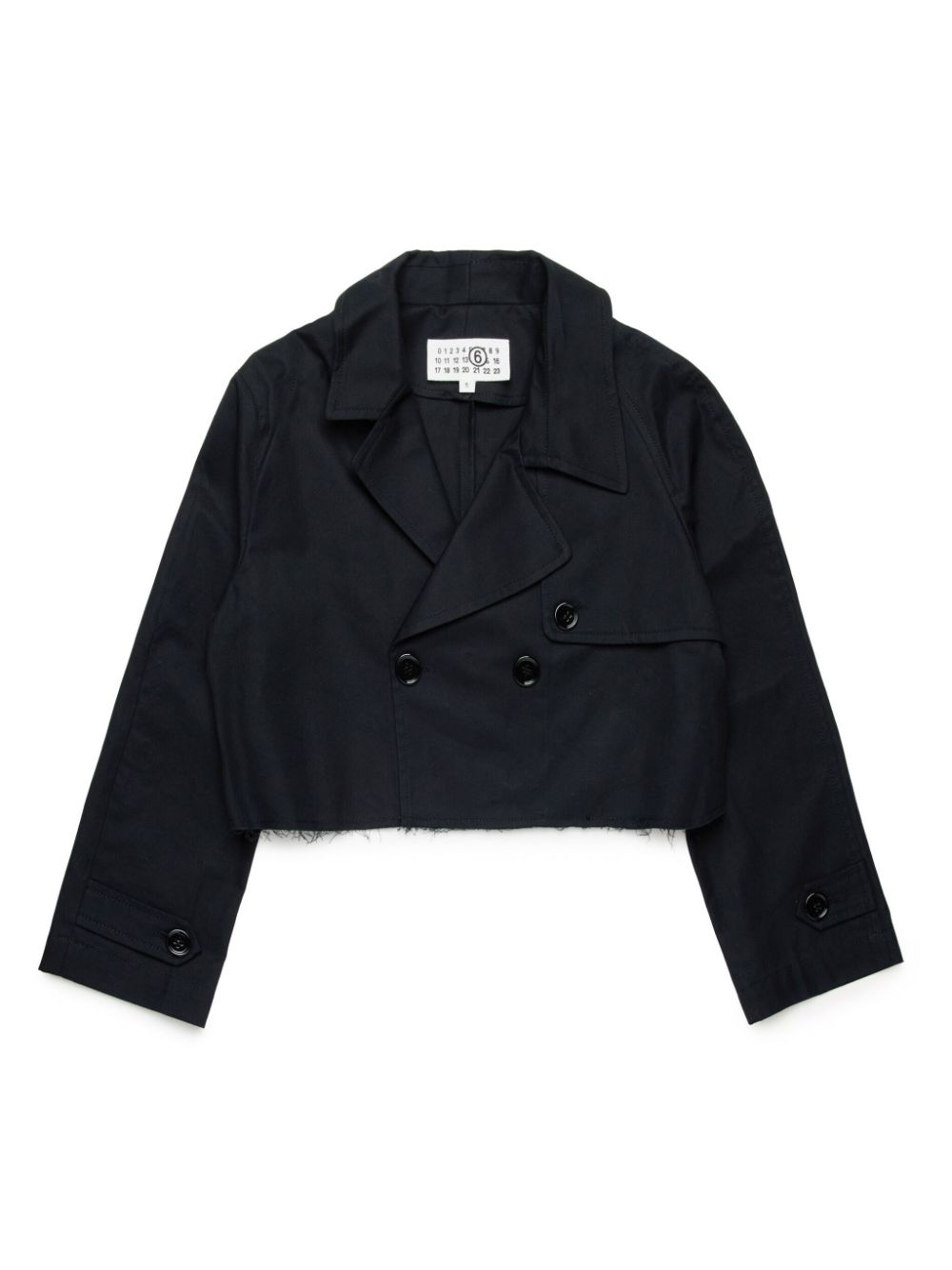 Cropped blazer - Black