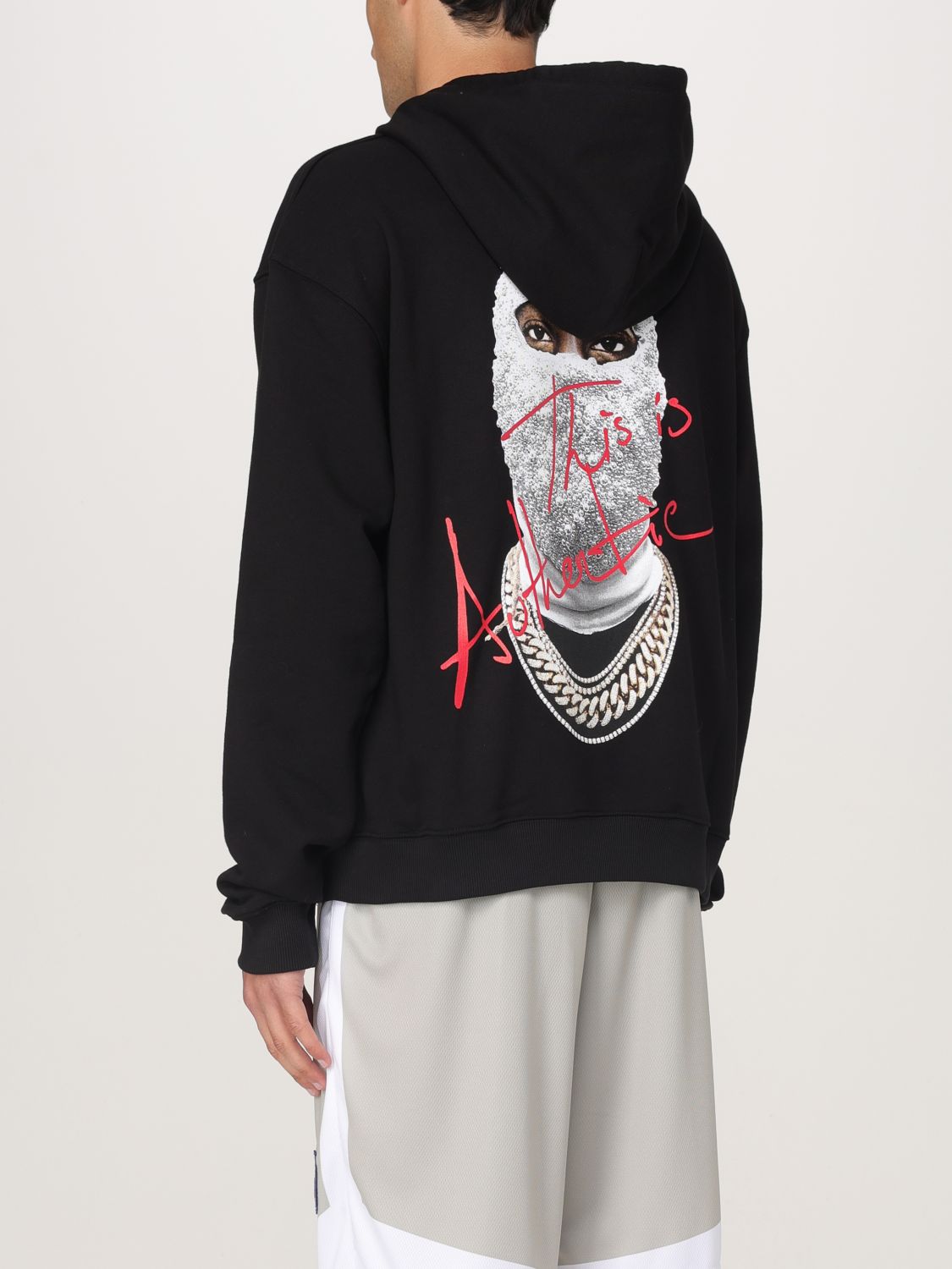 Sweatshirt Men color Black