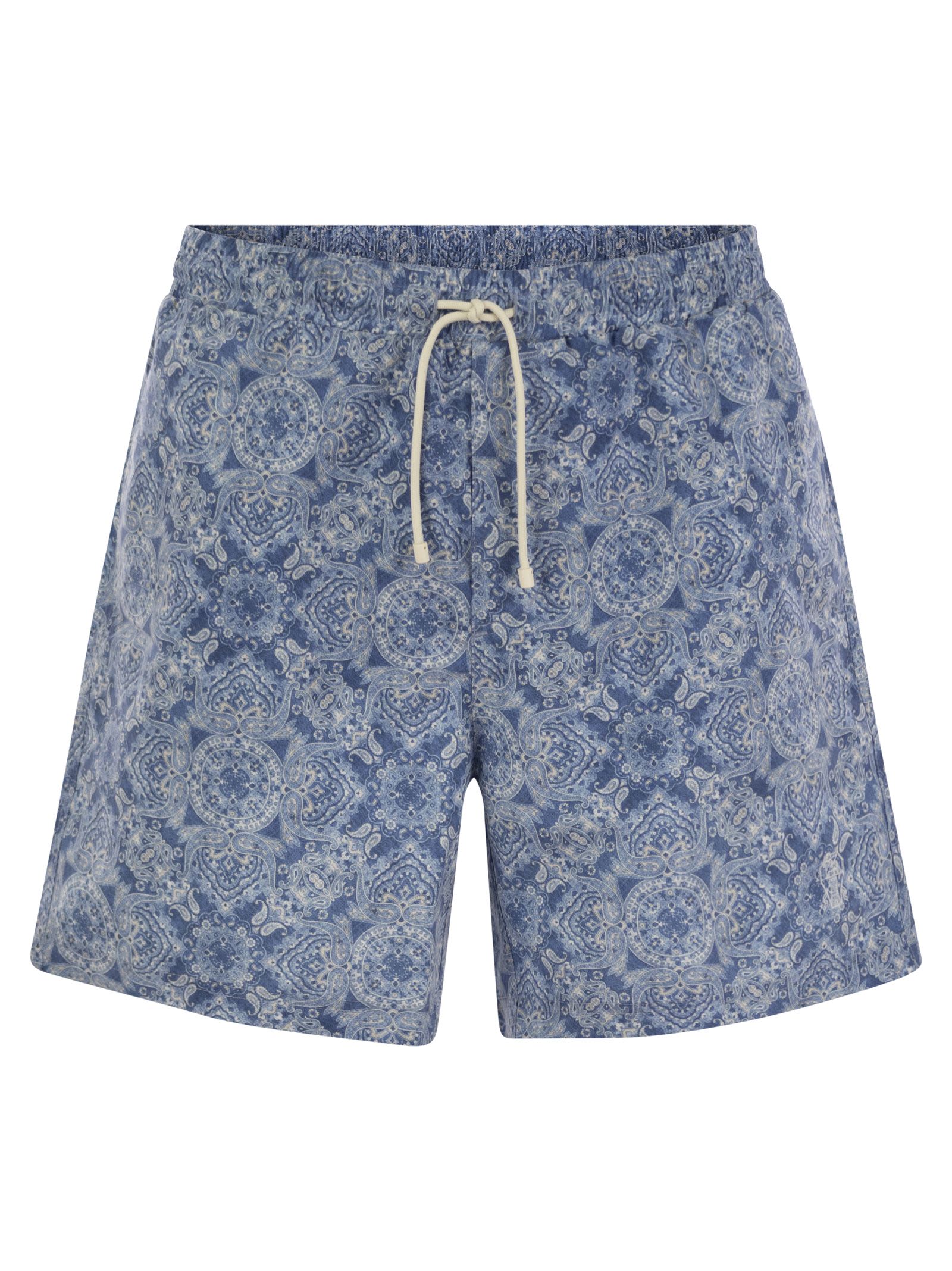 Paisley-print swim shorts - Blue