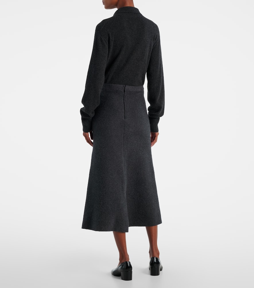 Lian cotton midi skirt