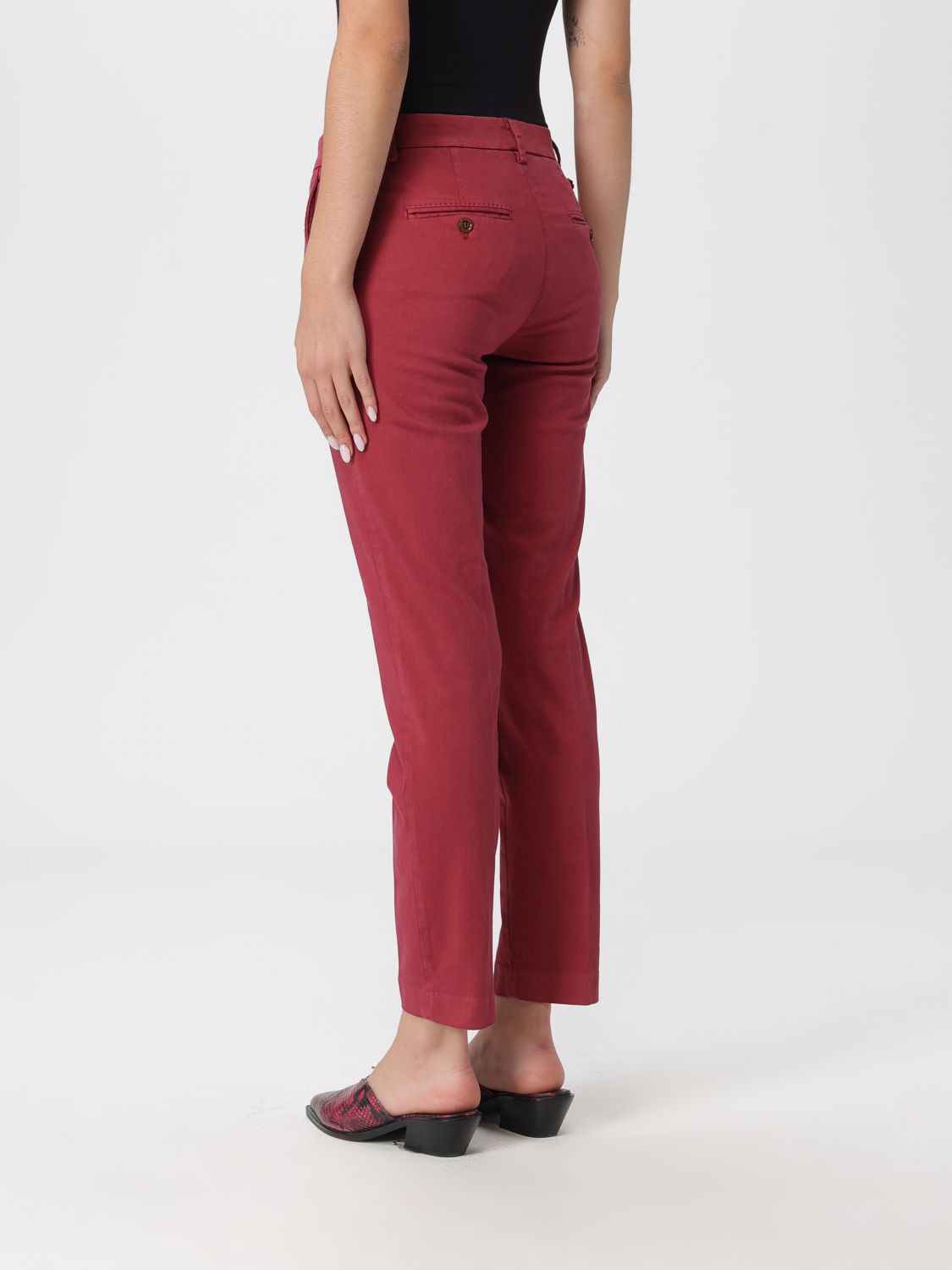 Pants Woman color Red