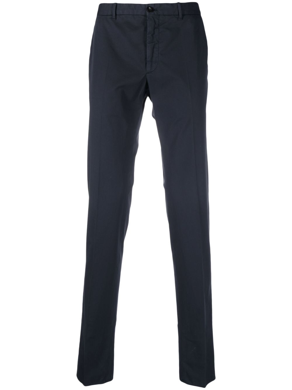 Straight-leg chino trousers - Blue