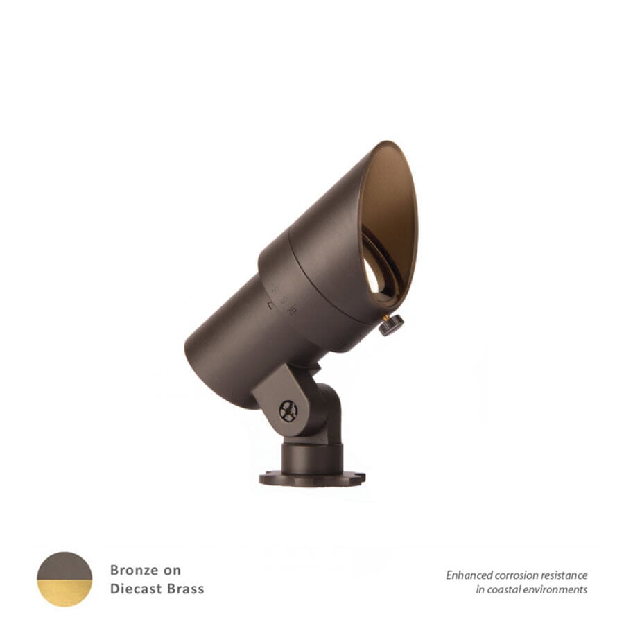 WAC Lighting 1-Light LED 12V Mini Accent Light in Bronzed Brass - 5111-27BBR