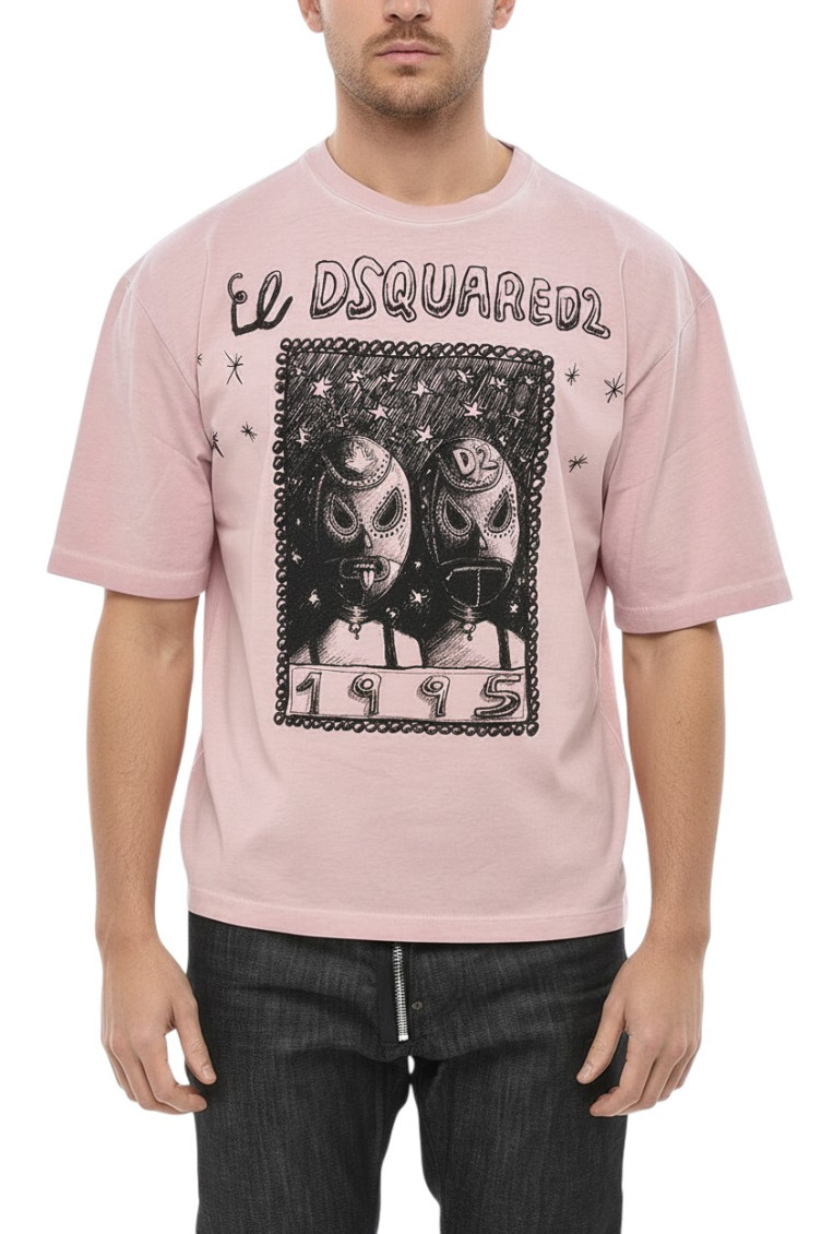 Dsquared2 - crew neck graphic print front