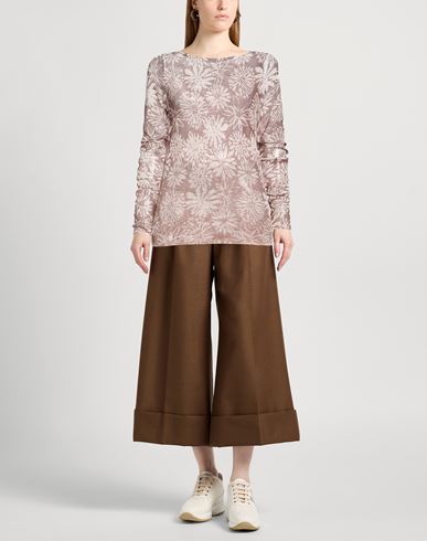 Woman Top Taupe Size XS Polyamide