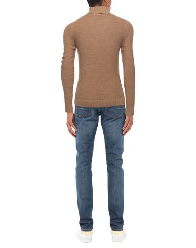 Man Turtleneck Camel Size 42 Acrylic, Wool, Viscose, Alpaca wool