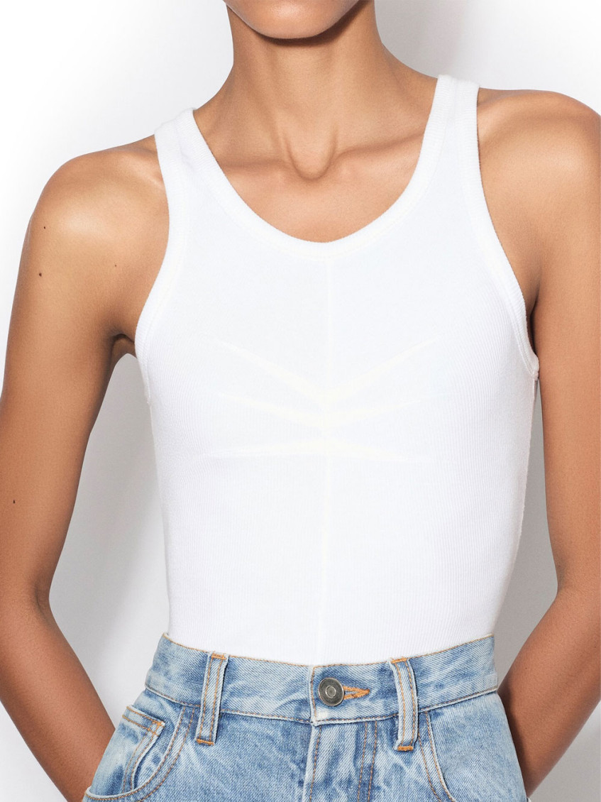 Darts Cotton Tank Top