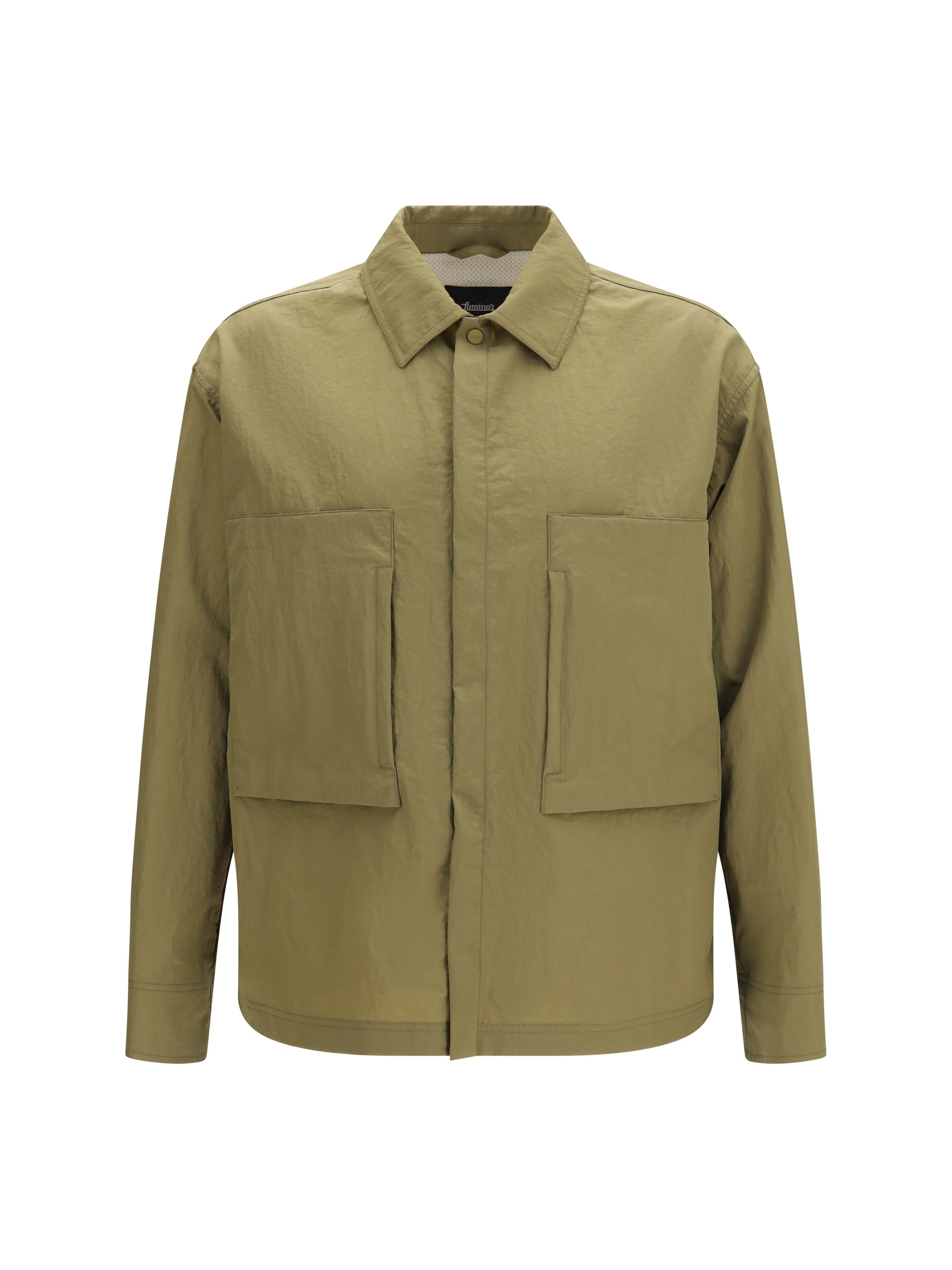 Polyamide Technical Shirt Jacket — Green