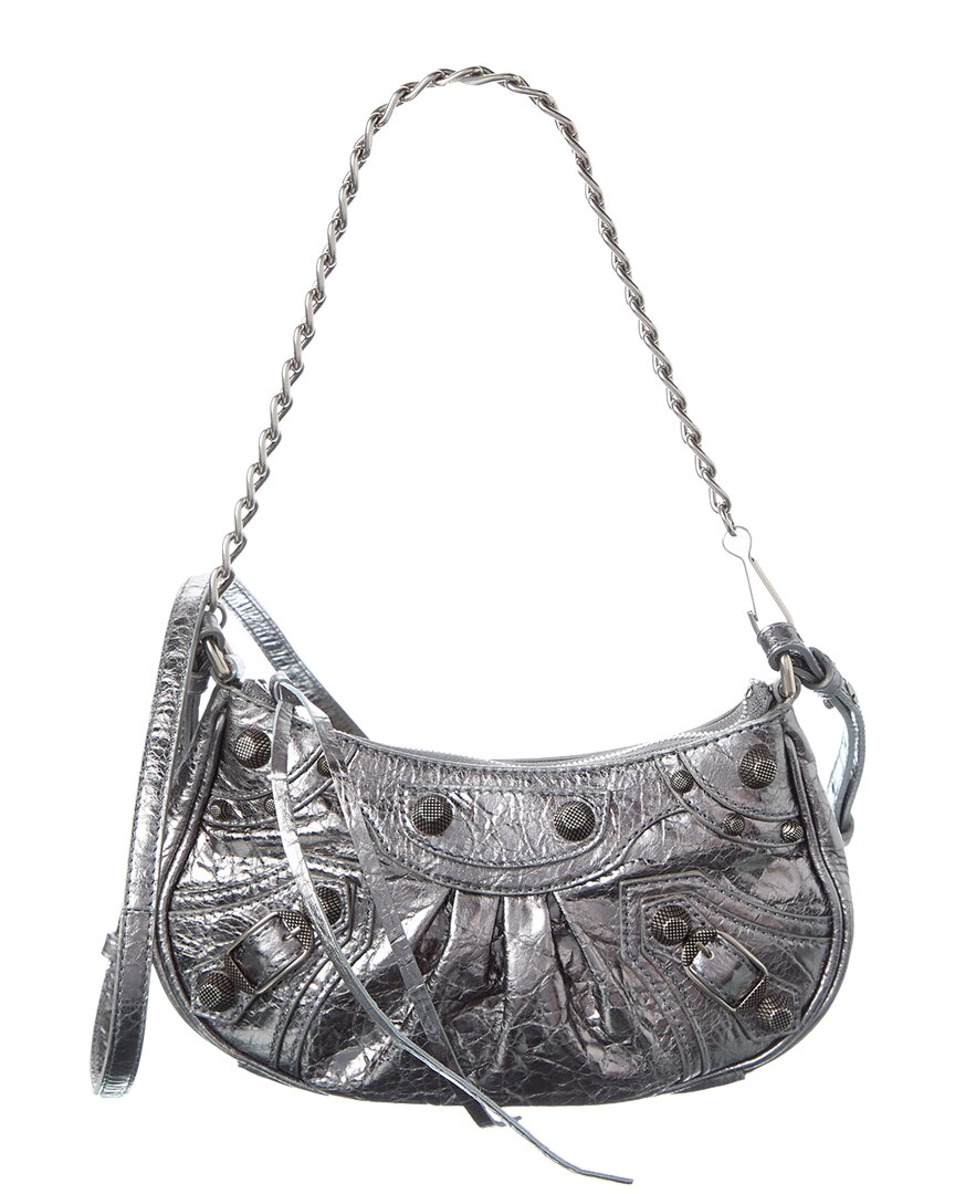 Le Cagole Mini Leather Wallet On Chain