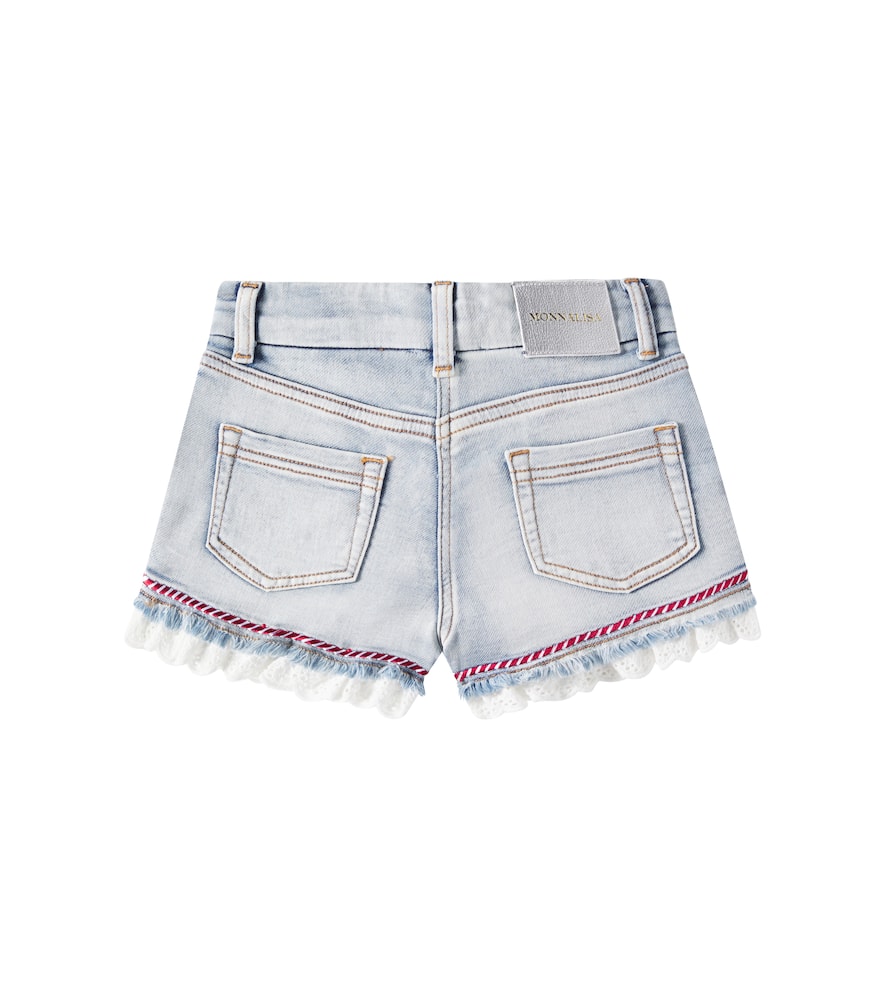 Monnalisa Distressed denim shorts