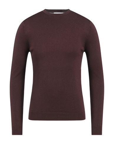 Only & Sons Man Sweater Burgundy Size S Livaeco by Birla Cellulose, Polyester