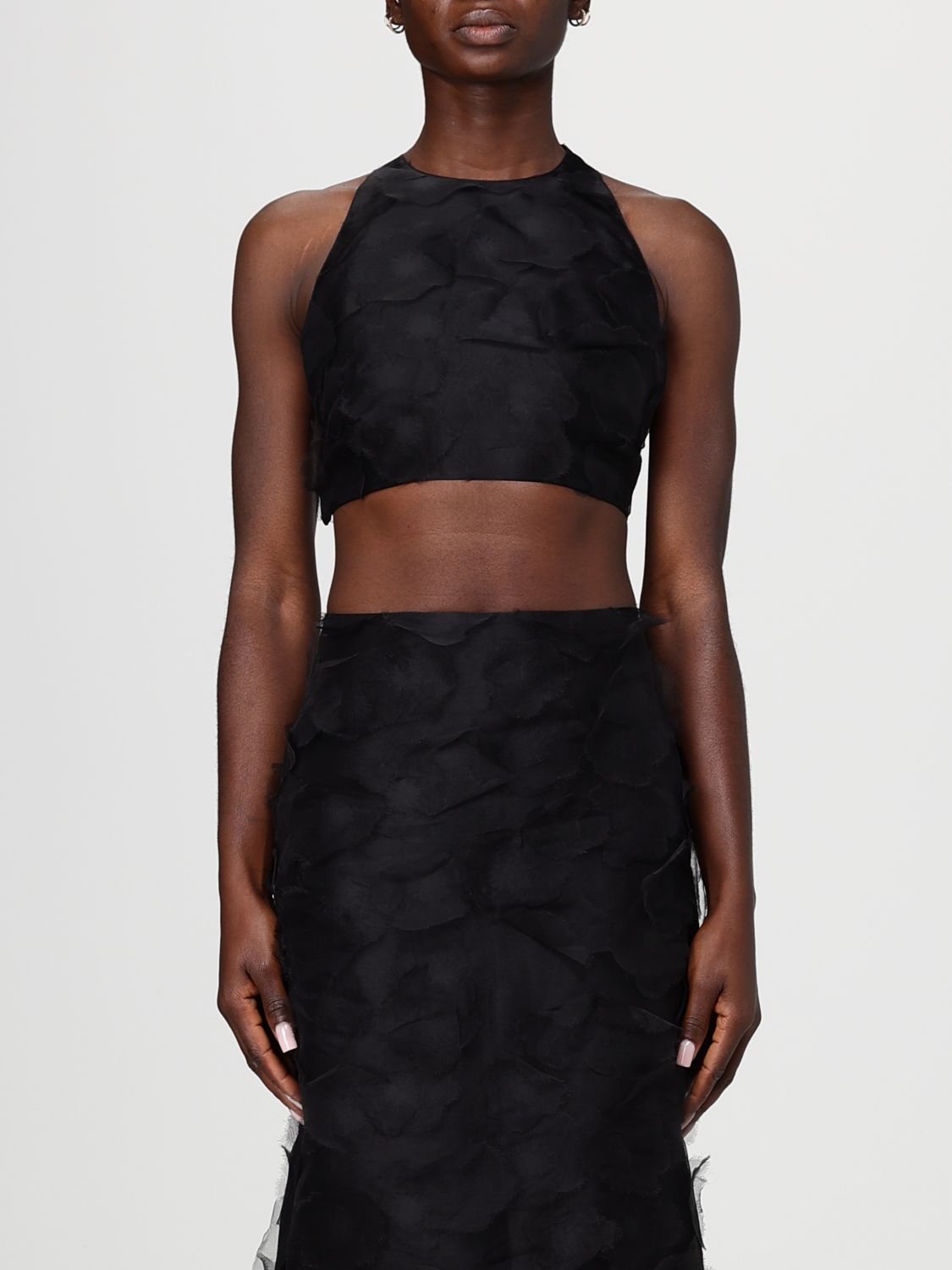 Top Woman color Black