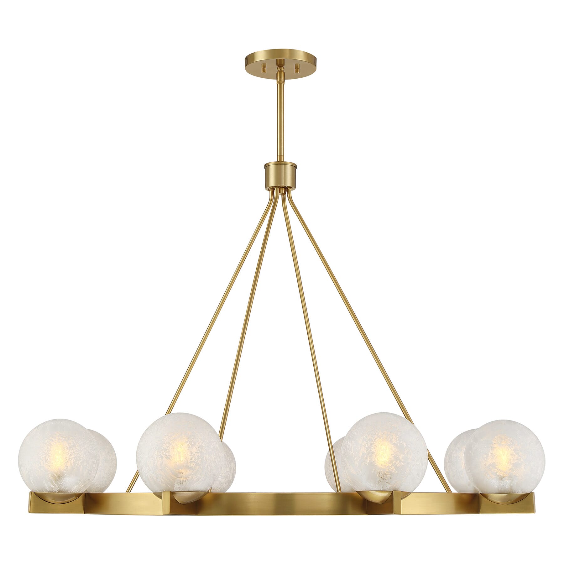 Darien 8-Light Chandelier in Warm Bra