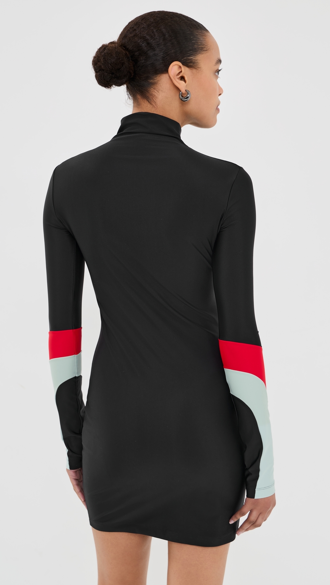 Insert Mini Dress Black