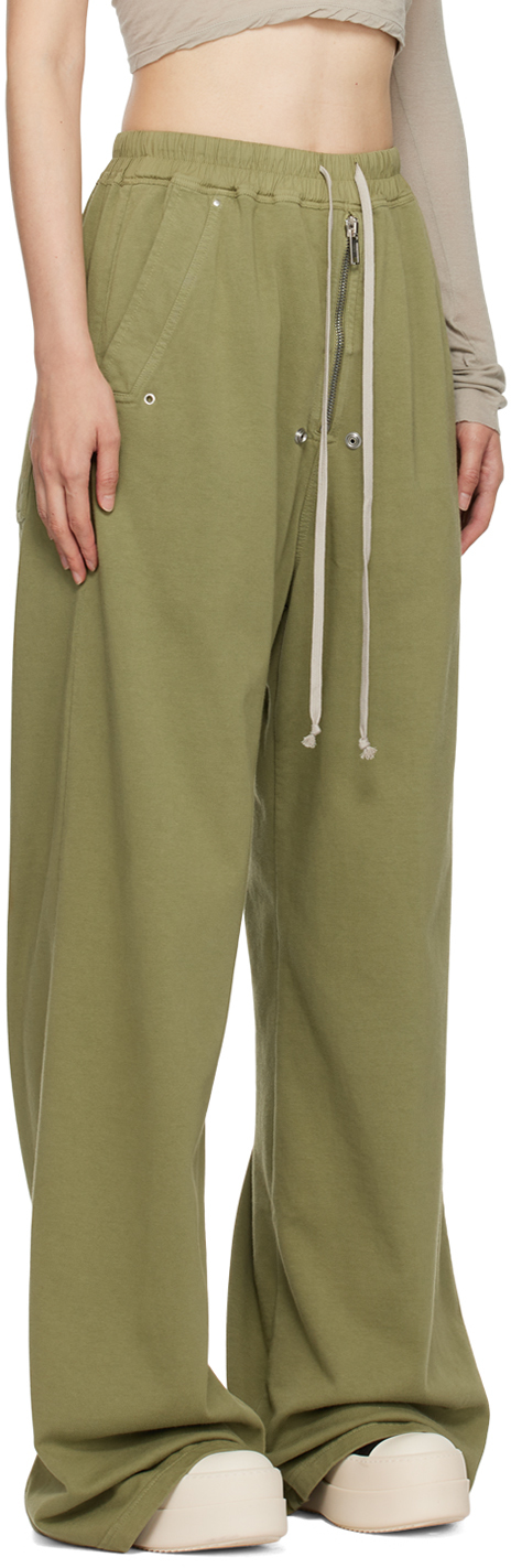 Rick Owens DRKSHDW Green Porterville Geth Bela Lounge Pants