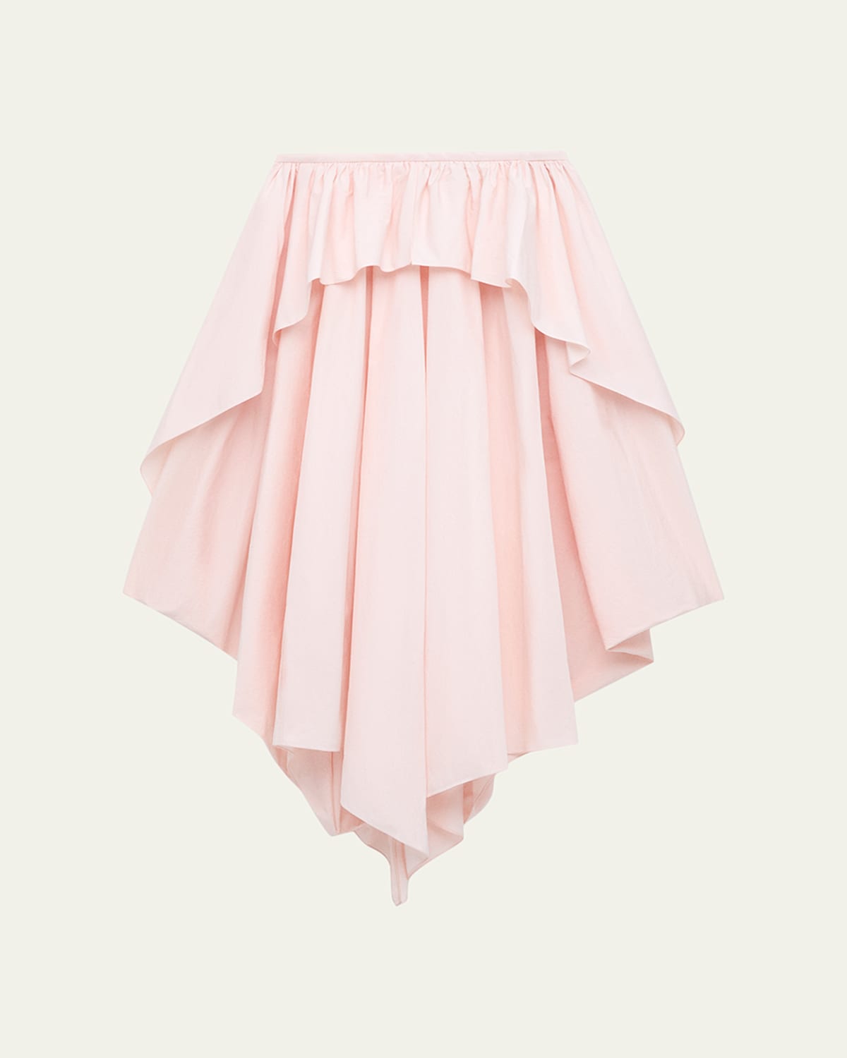 X Paula's Ibiza Layered Ruffle Cotton Midi Skirt