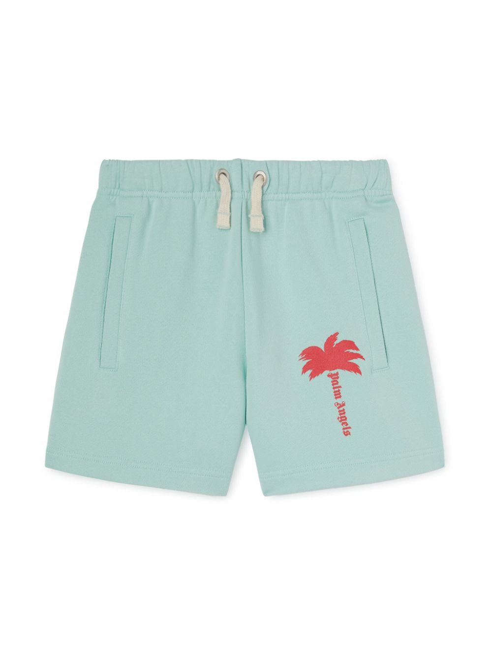 Printed track shorts - Blue
