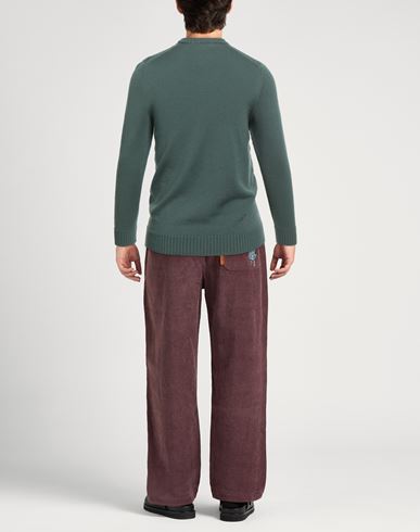 Man Sweater Green Size 36 Merino Wool