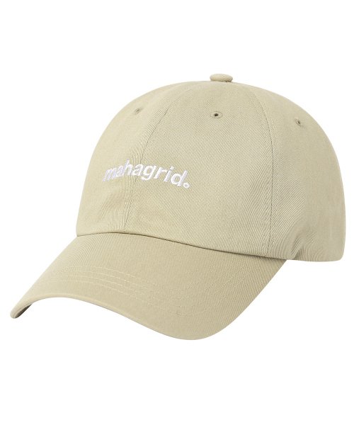 BASIC LOGO BALL CAP BEIGE