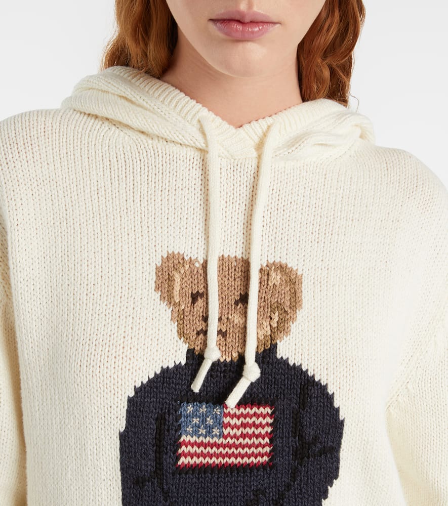 Polo Bear cotton and linen hoodie