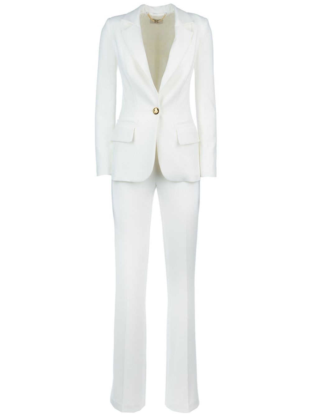 Single-breasted suit - White
