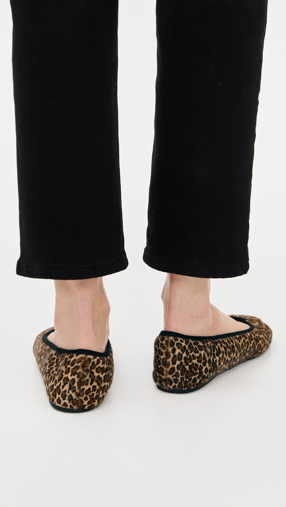 Reva Travel Ballet Flats Leopard Multi