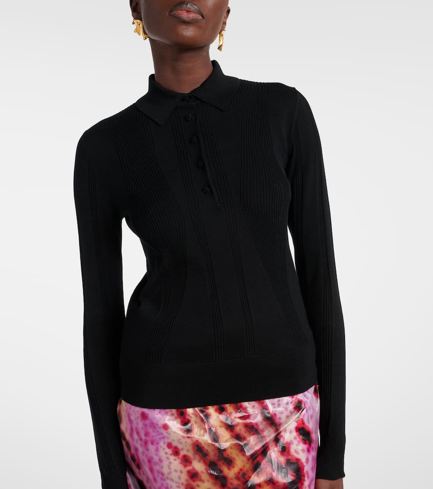 Dries Van Noten Cotton polo sweater