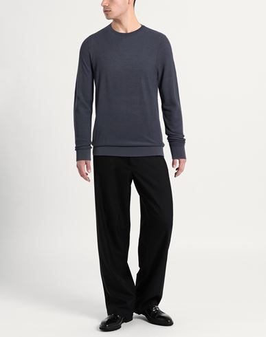 Man Sweater Midnight blue Size 40 Silk, Cotton