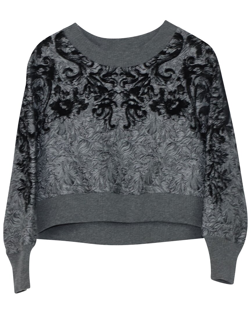 Embroidered Crew Neck Sweatshirt, Size It, 36 (Authentic Pre-  Loved)