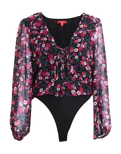 Woman Bodysuit Purple Size L Polyester
