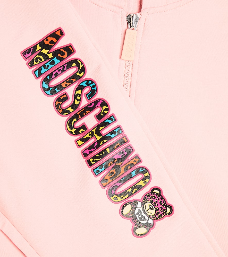 Cotton-blend jersey tracksuit
