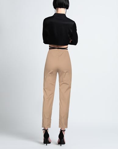 Woman Pants Sand Size XS Cotton, Elastane