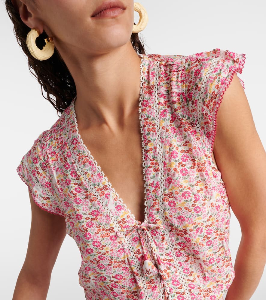 Anais floral minidress