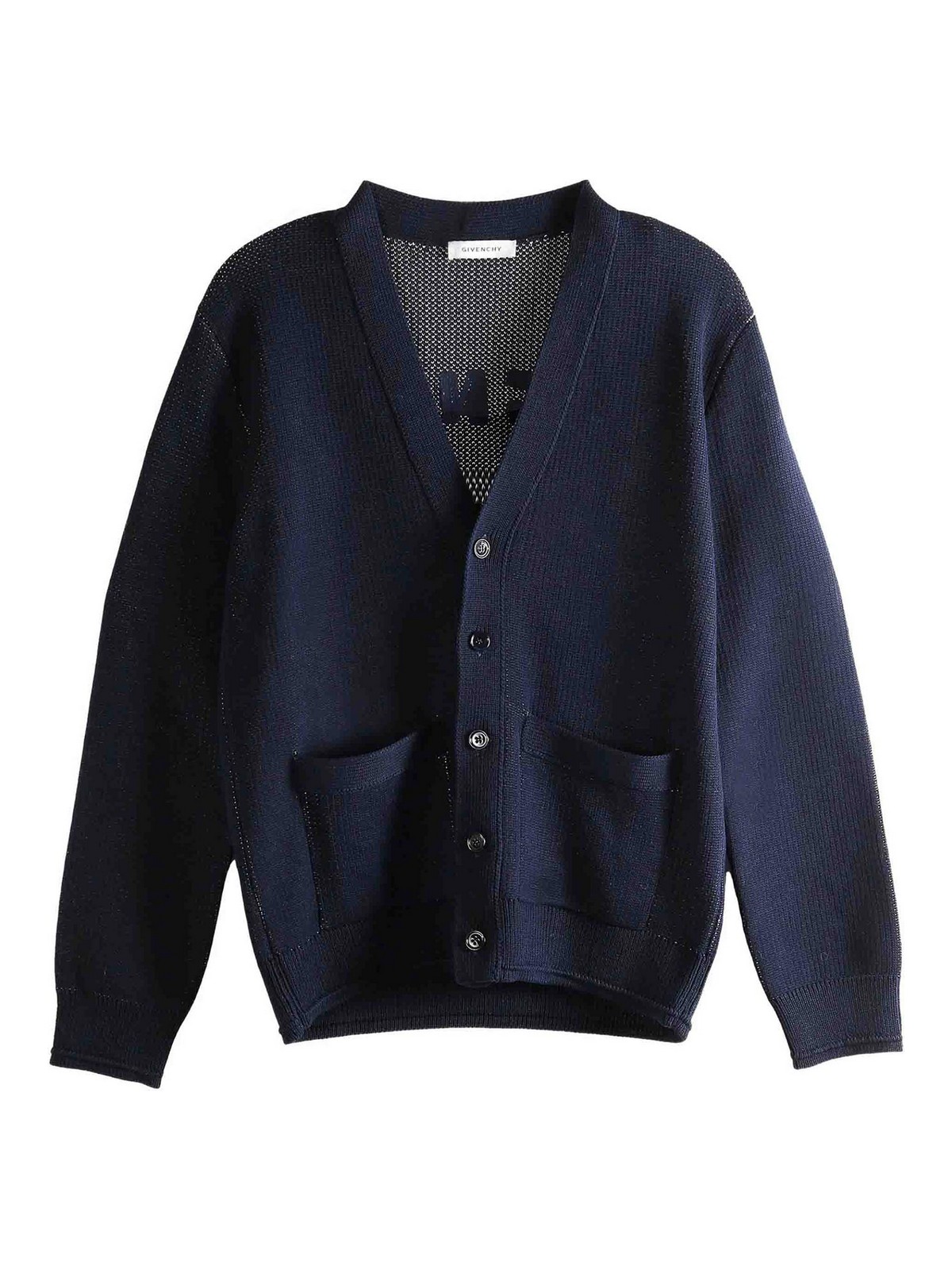 Givenchy - v-neck cardigan with long sleeves and pocket