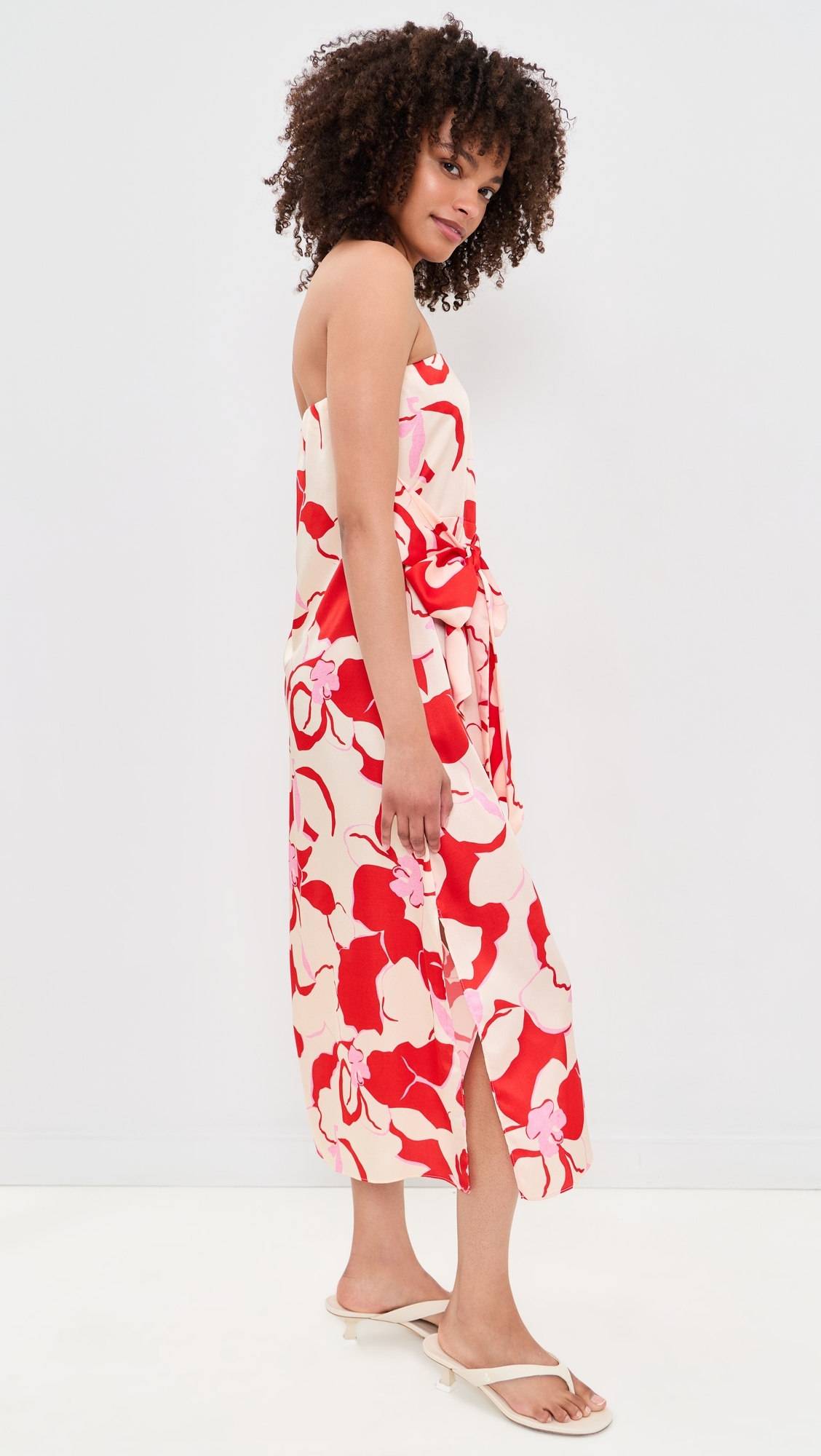 Damalis Dress Abstract Orchid