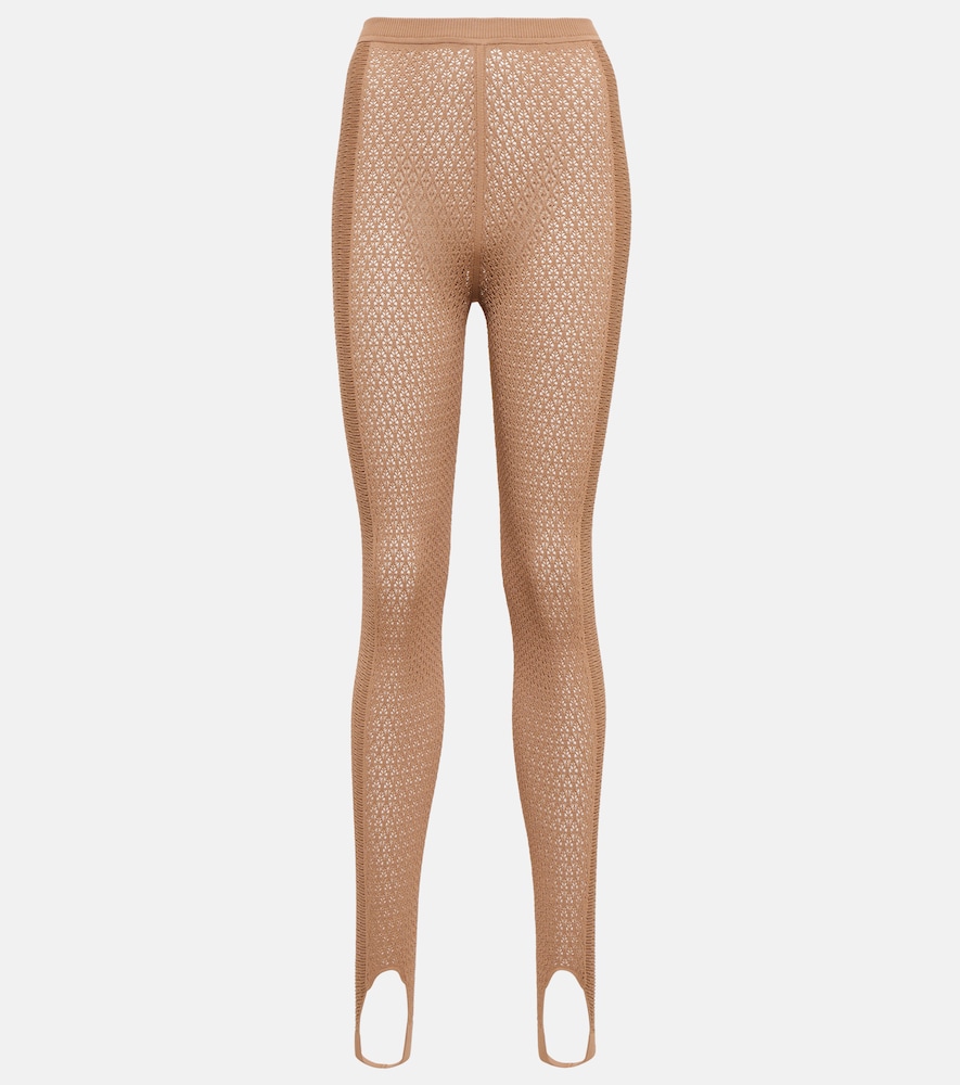 Khaite Lace stirrup leggings