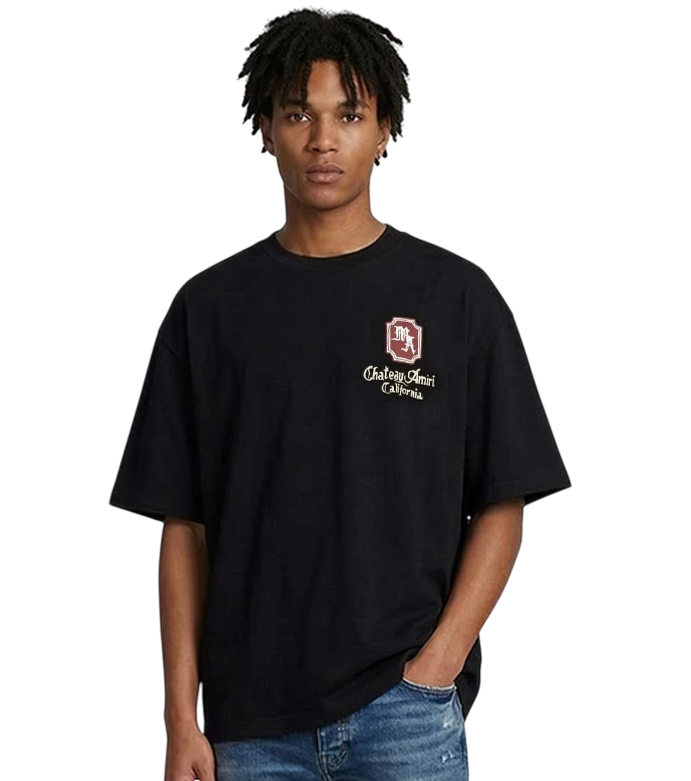 Amiri - crew neck short sleeve cotton jersey t-shirt