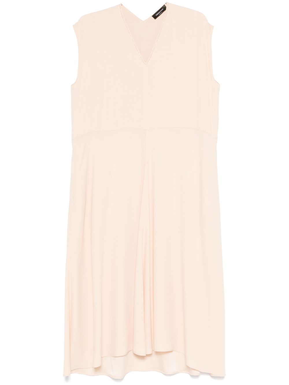 Crepe midi dress - Pink