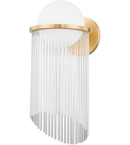 Corbett Celestial Wall Sconce in Aged Bra