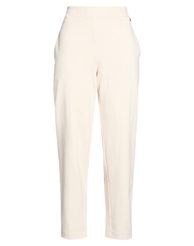 Privée Woman Pants Beige Size L Viscose, Polyamide, Elastic fibres